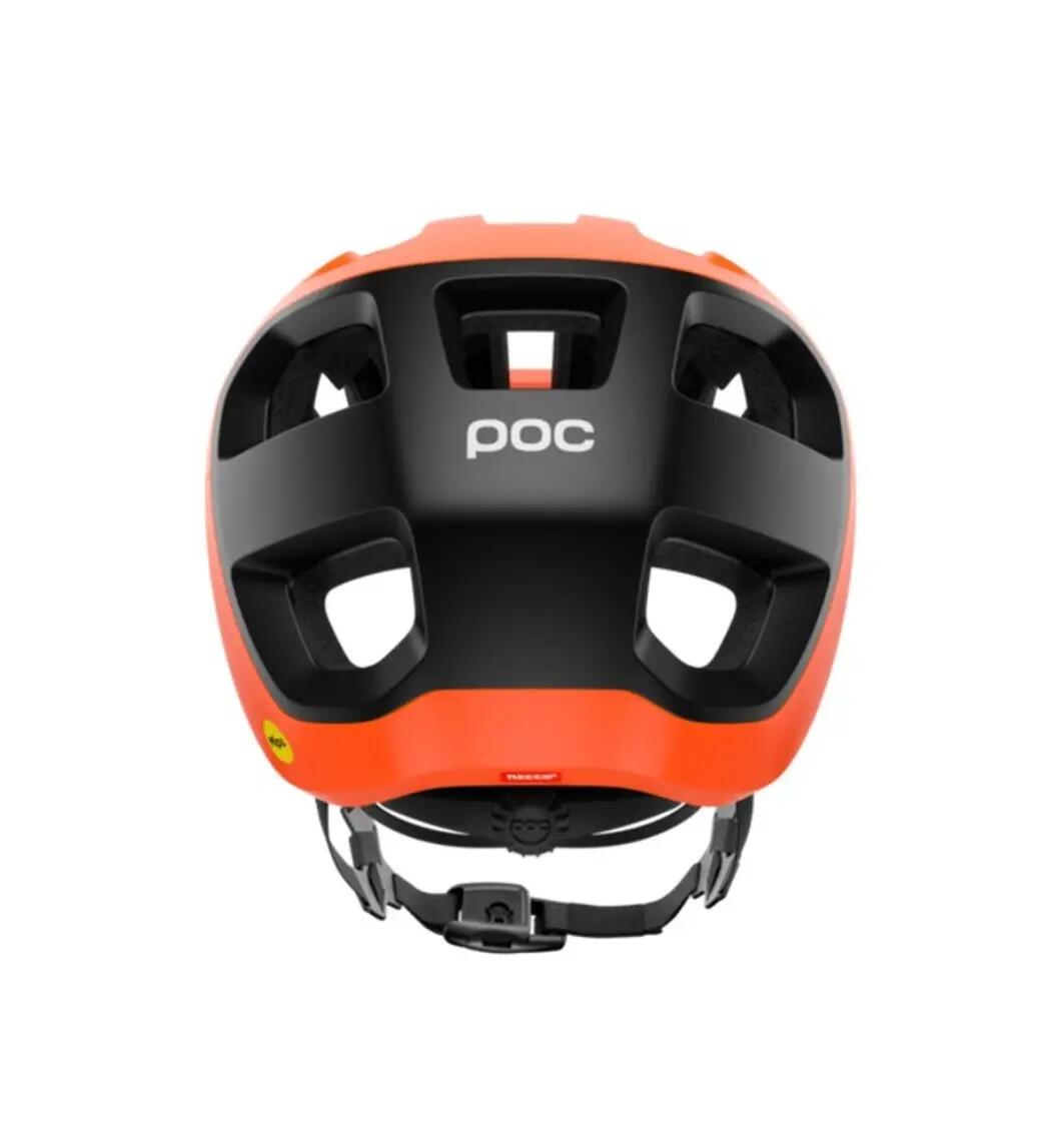 POC POC Fahrradhelm Cularis MTB Fluorescent Orange Matt / Uranium Black Matt 3/4