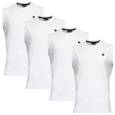 4-pack donnay heren mouwloos t-shirt stan