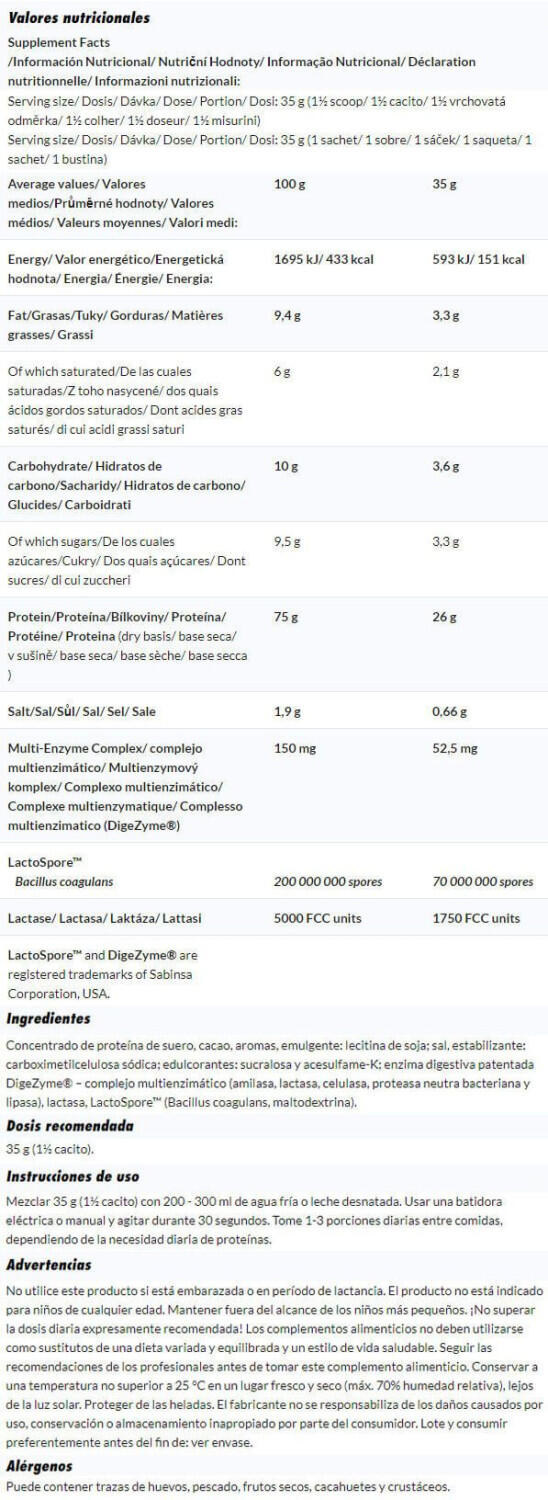 Ultra Pure Whey - 1,8 kg Chocolate Rocher Amix Nutrition 2/3
