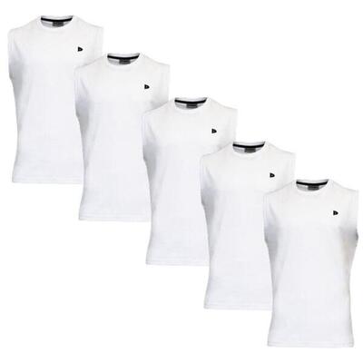 5-pack donnay heren mouwloos t-shirt stan