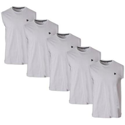 Lot de 5 t-shirts sans manches Donnay pour homme Stan