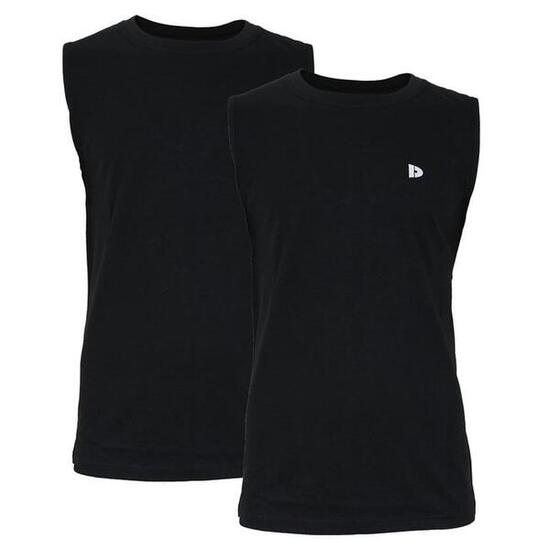 Lot de 2 t-shirts sans manches Donnay pour homme Stan