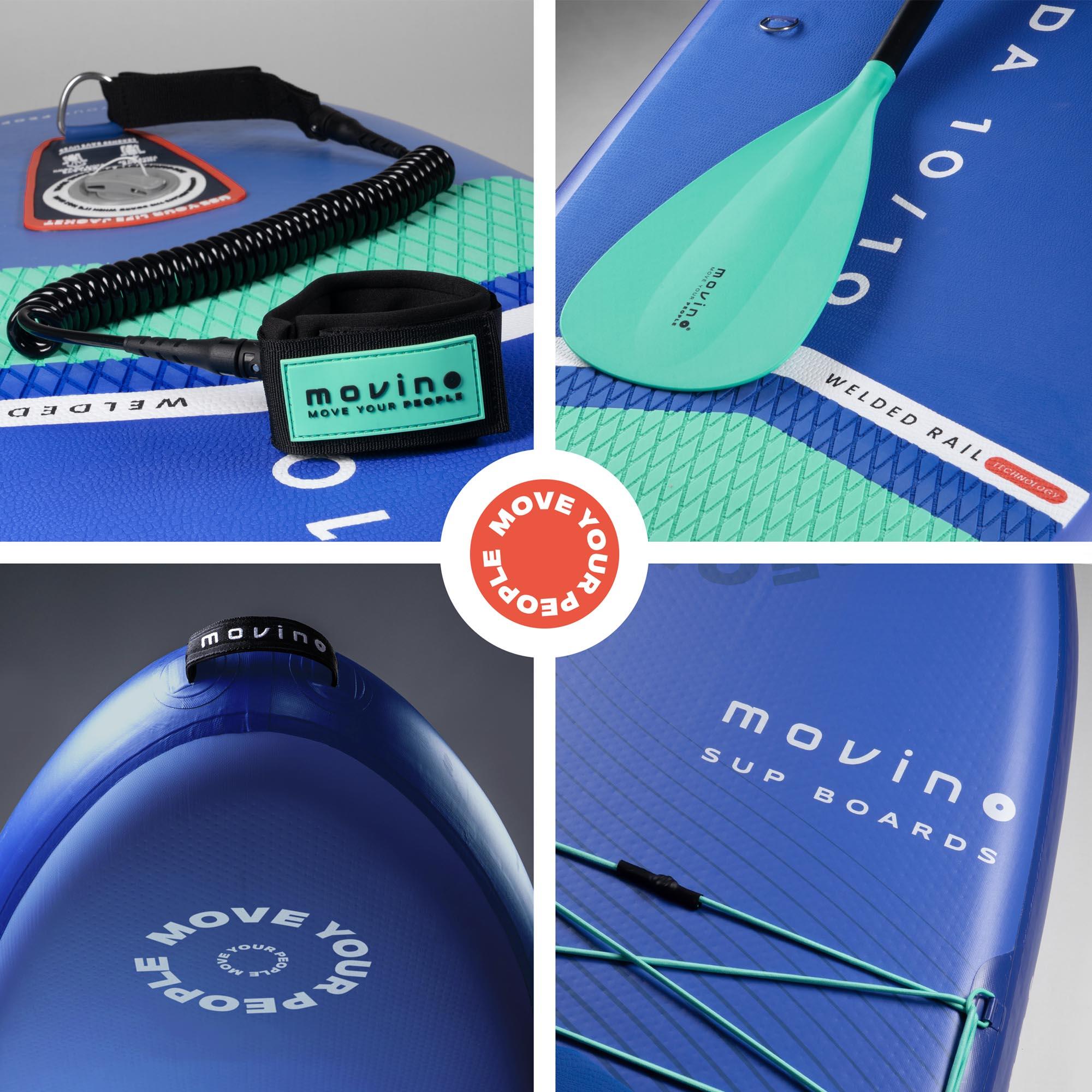 Tabla SUP hinchable Garda BM 10'10” (330 cm) bordes soldados remo 2 en 1 3/8