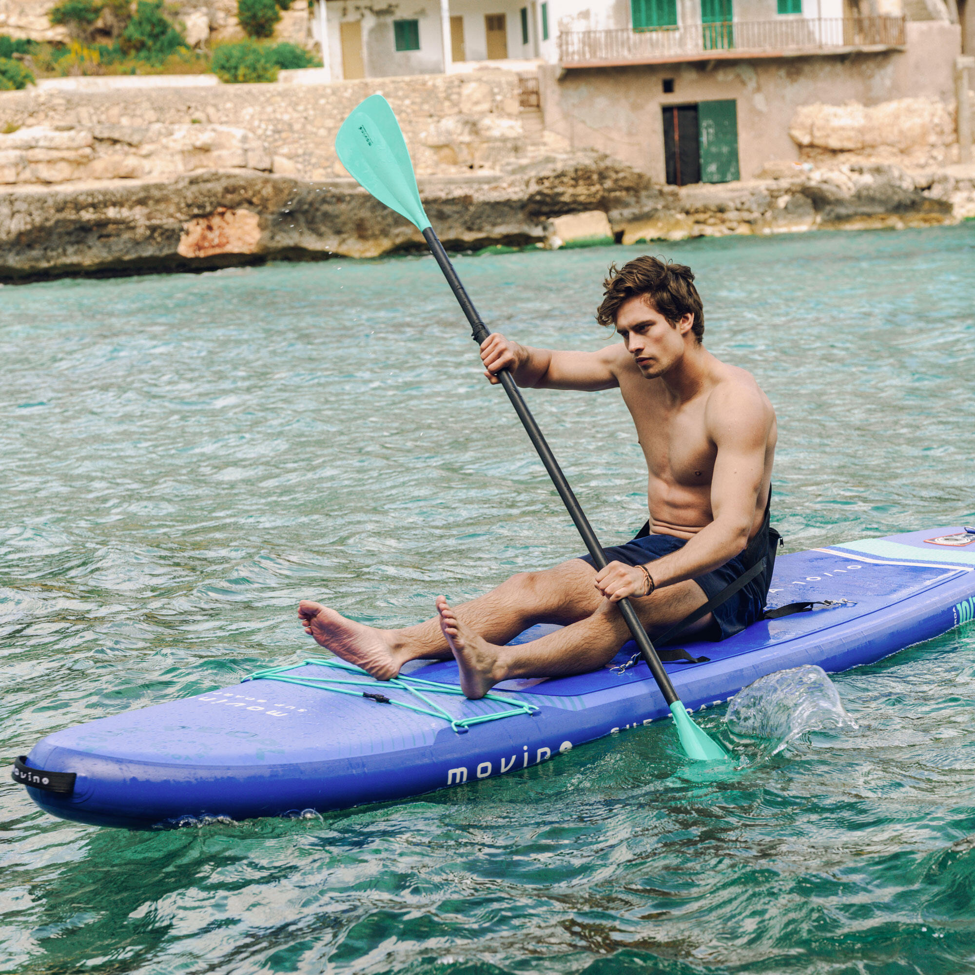 Tabla SUP hinchable Garda BM 10'10” (330 cm) bordes soldados remo 2 en 1 2/8