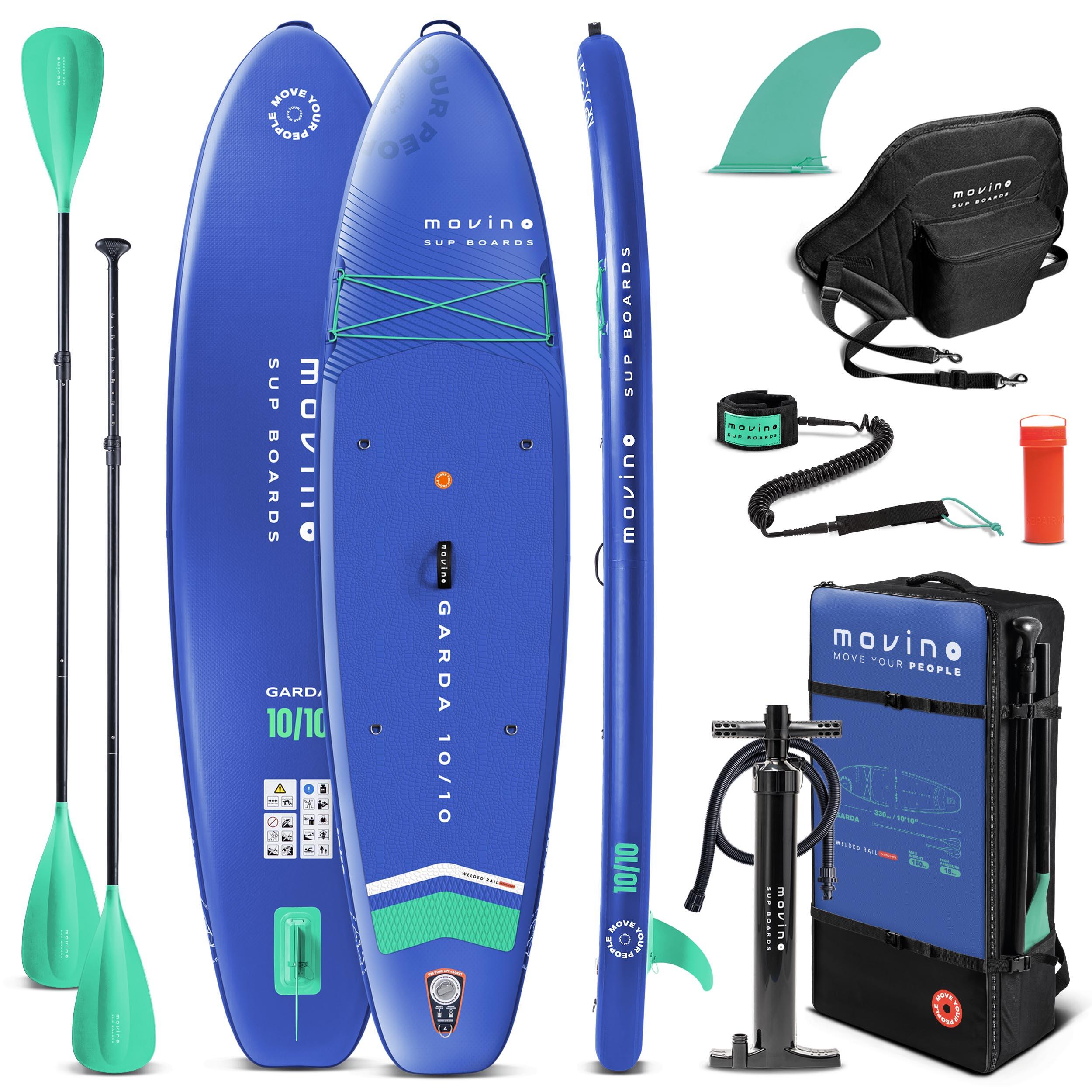 MOVINO Nafukovací SUP paddleboard Garda BM (330 cm) svařované hrany pádlo 2v1