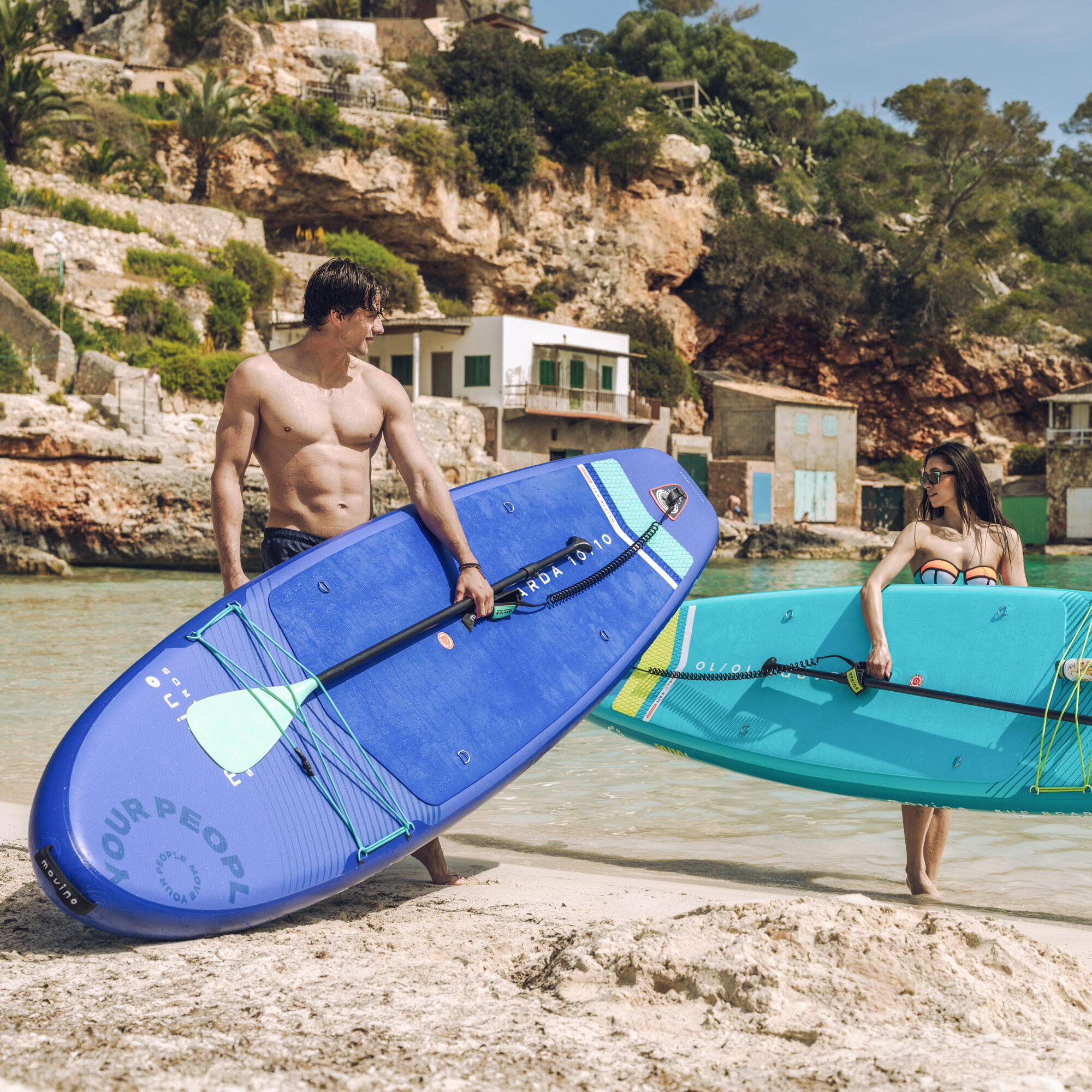 Tabla SUP hinchable Garda BM 10'10” (330 cm) bordes soldados remo 2 en 1 5/8