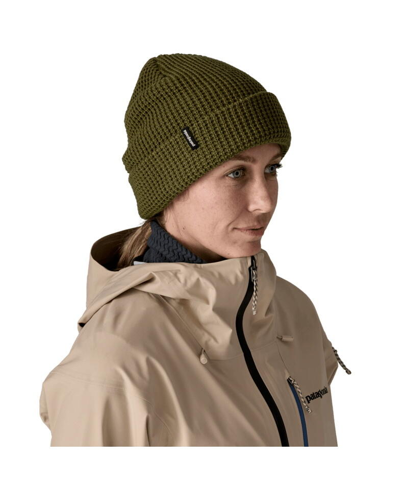 PATAGONIA Patagonia Snowdrifter Beanie Tent Green 2/3