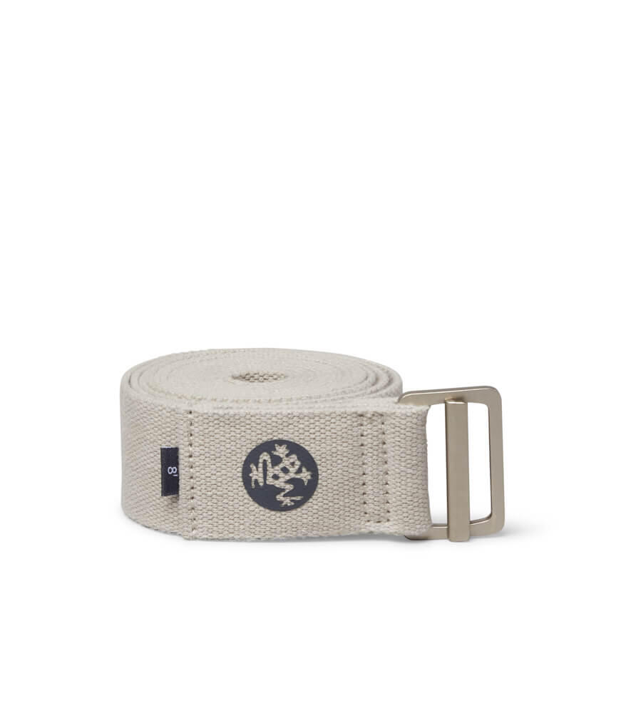 Manduka aligN katoenen yogaband 243 cm - Linnen 3/3