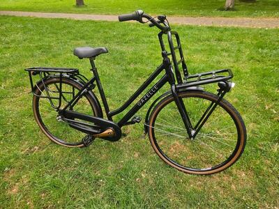 Gazelle duty nl, damesfiets 56 cm, zwart