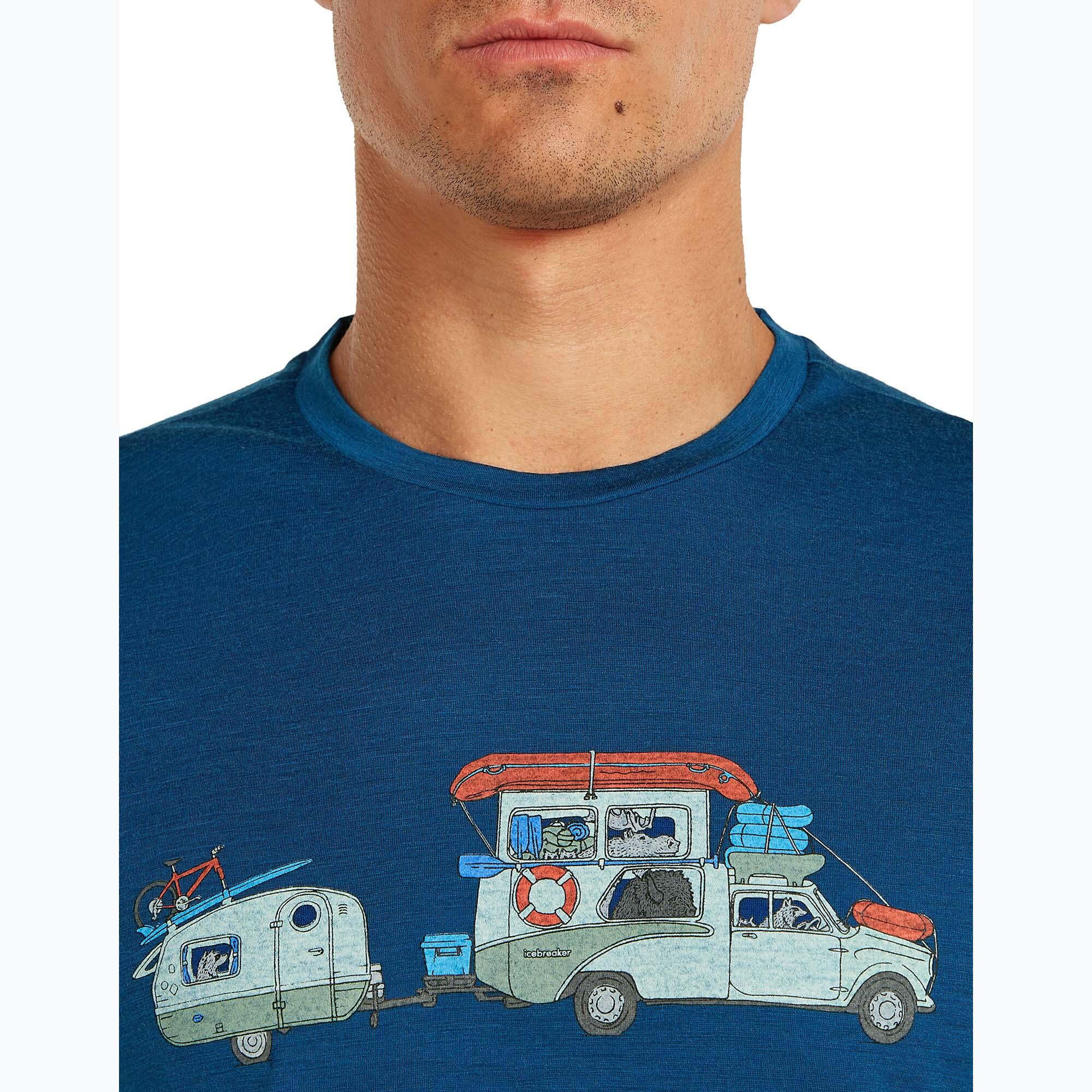 Koszulka męska icebreaker Merino 150 Tech Lite Transportage Tee 6/7