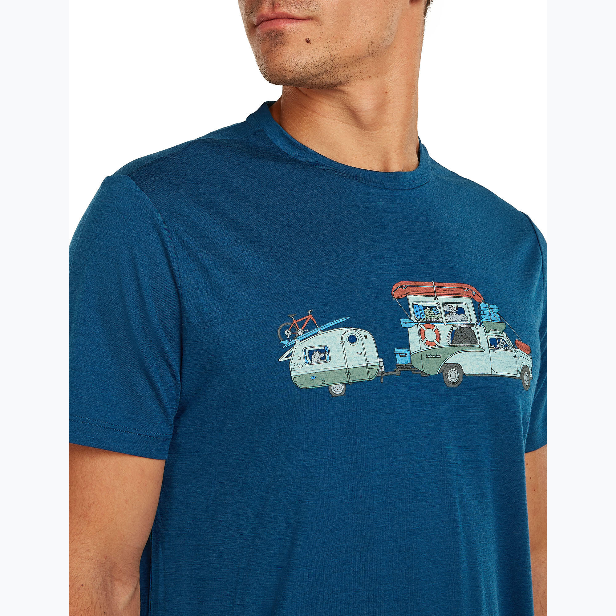 Koszulka męska icebreaker Merino 150 Tech Lite Transportage Tee 5/7