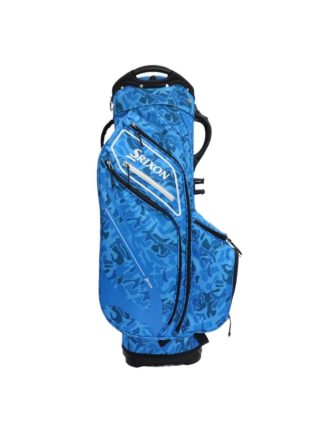 Srixon Cart Bag 2026, sacca da golf a treppiede, mimetica blu 2/3