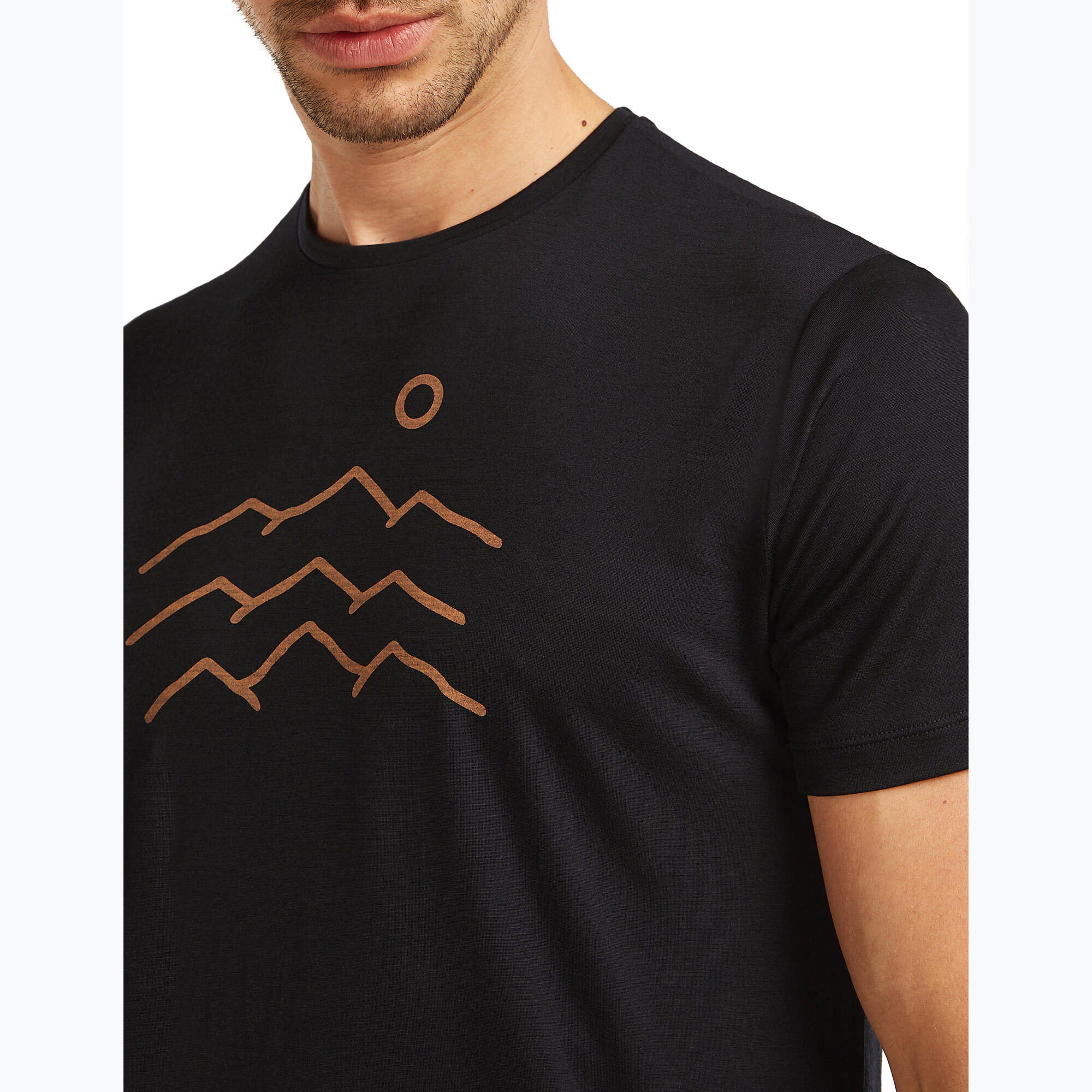 Koszulka męska icebreaker Merino 125 Cool-Lite Sphere Tee Across The Peaks 5/7