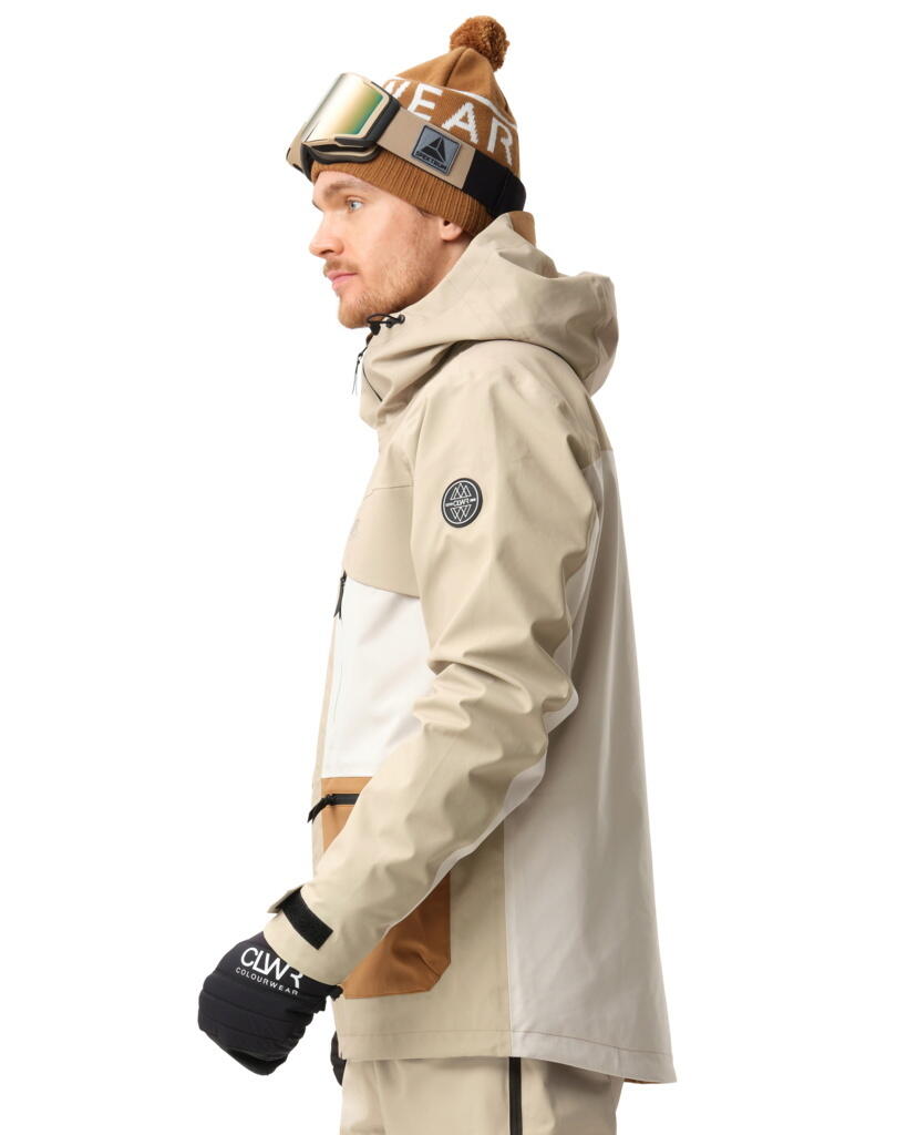 COLOURWEAR Colourwear Herren Transfer Jacket 3L Shell Jacke Sand 6/7