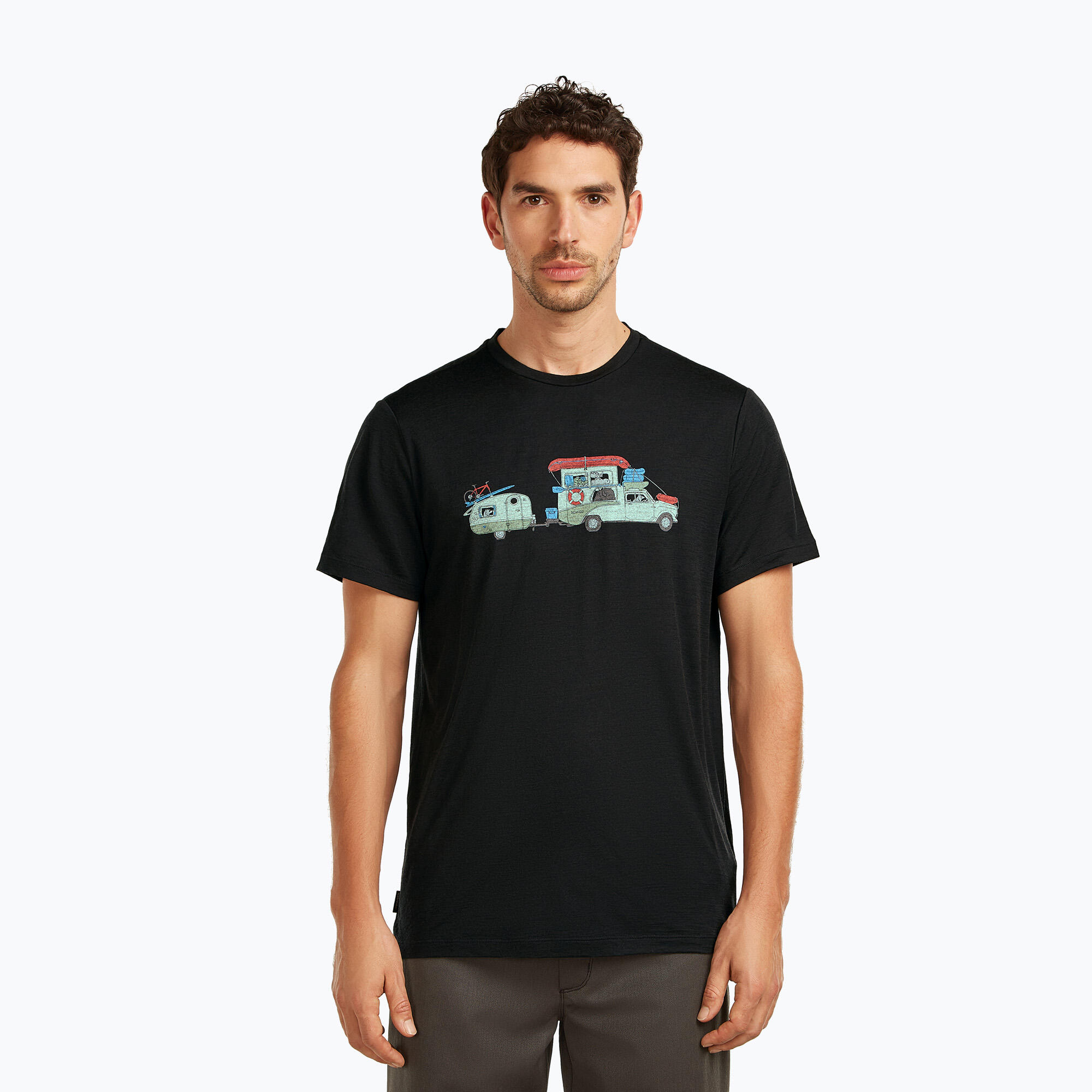 Tricou bărbătesc icebreaker Merino 150 Tech Lite Transportage Tee