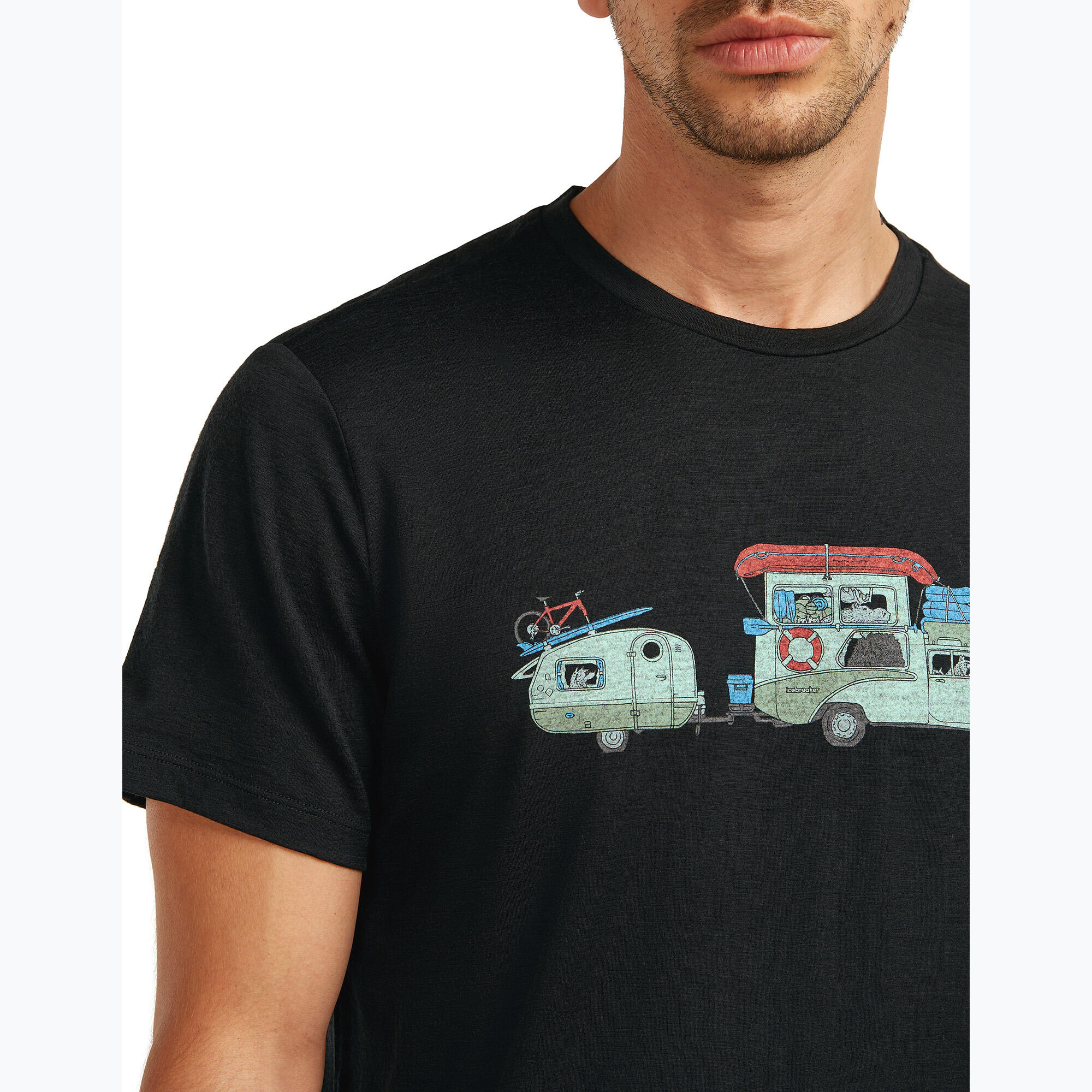 Koszulka męska icebreaker Merino 150 Tech Lite Transportage Tee 5/7