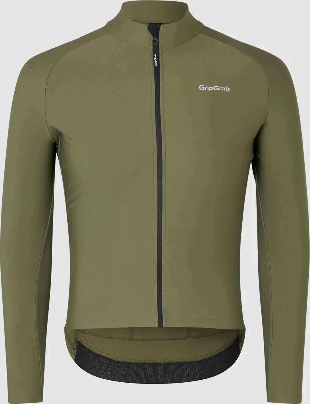 GribGrab ThermaPace Thermal Langarm Trikot Olivgrün 2/7