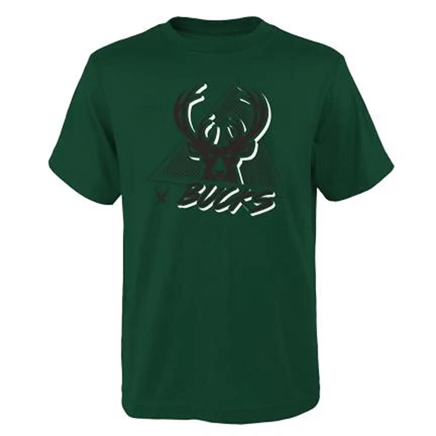 NBA Outerstuff Swish Cotton SS TEE Milwaukee Bucks kids T-Shirt And Longsleeve