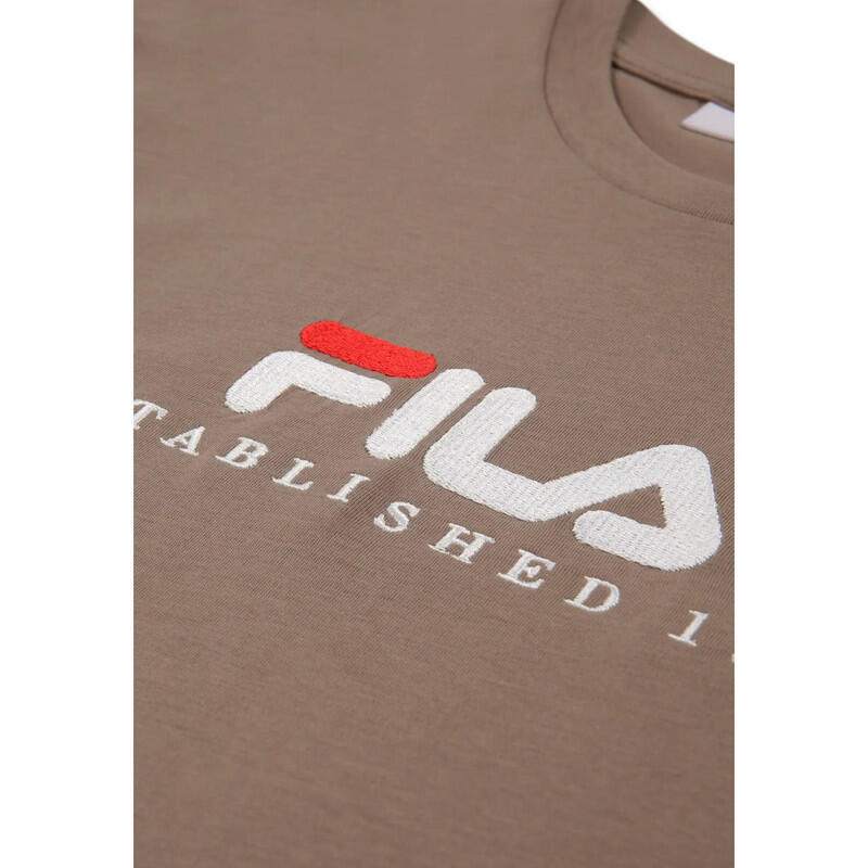 T-shirt Uomo Fila Valsera 100% Cotone Girocollo Maniche Corte Etruscan Red M 3/3