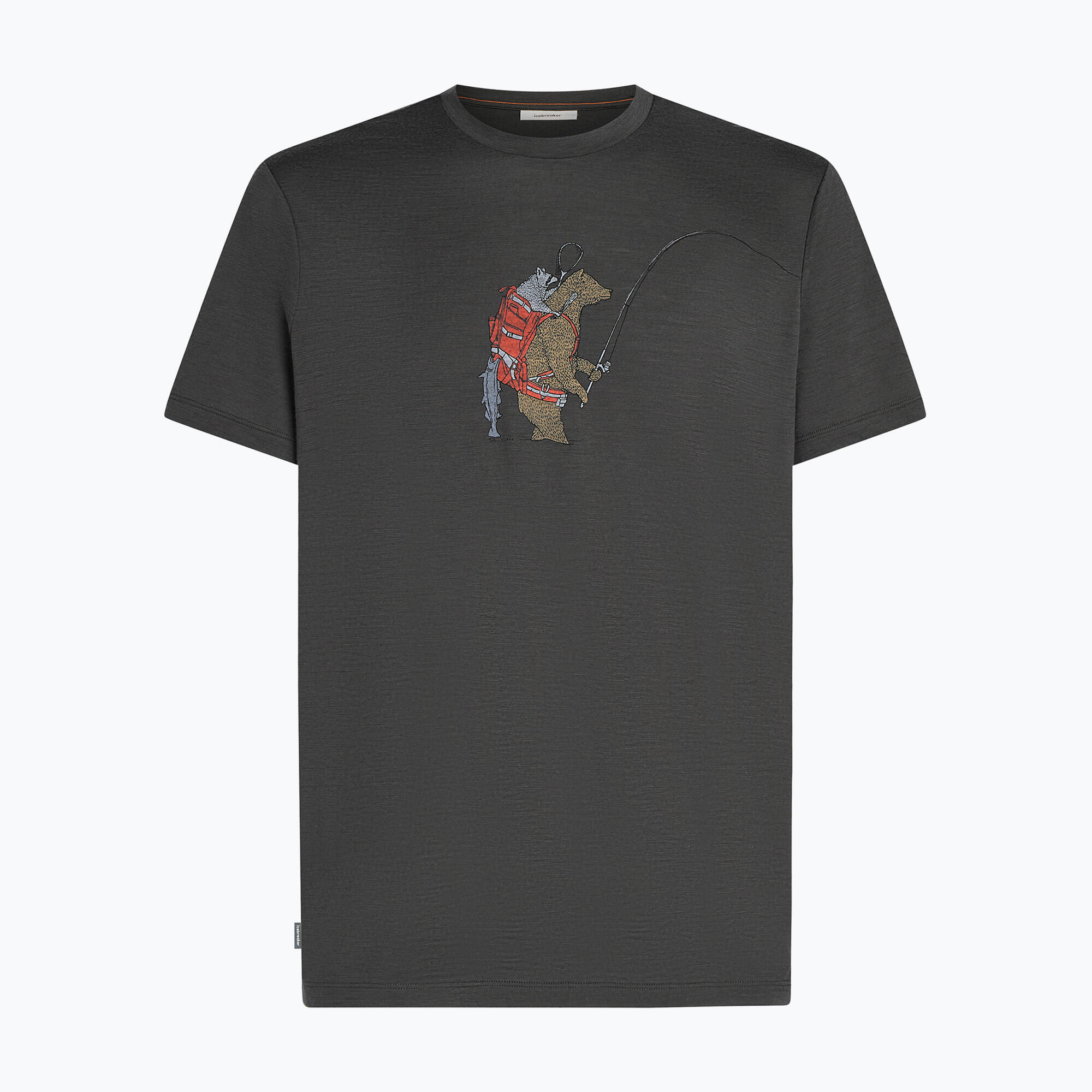 Koszulka męska icebreaker Merino 150 Tech Lite Bear Catch Tee 7/7