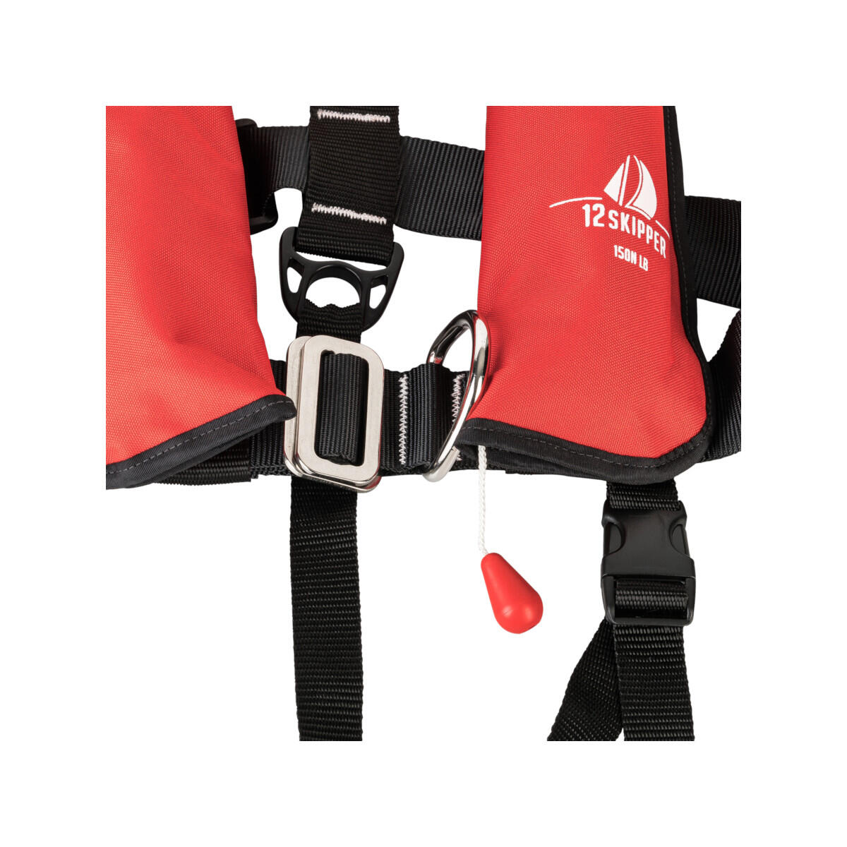 automatisch reddingsvest voor kinderen 150N, rood 3/4