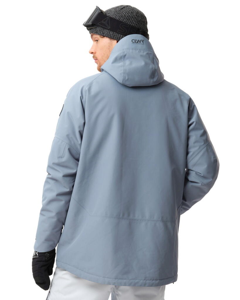 COLOURWEAR Colourwear Herren Signature Anorak Grey Blue 2/4