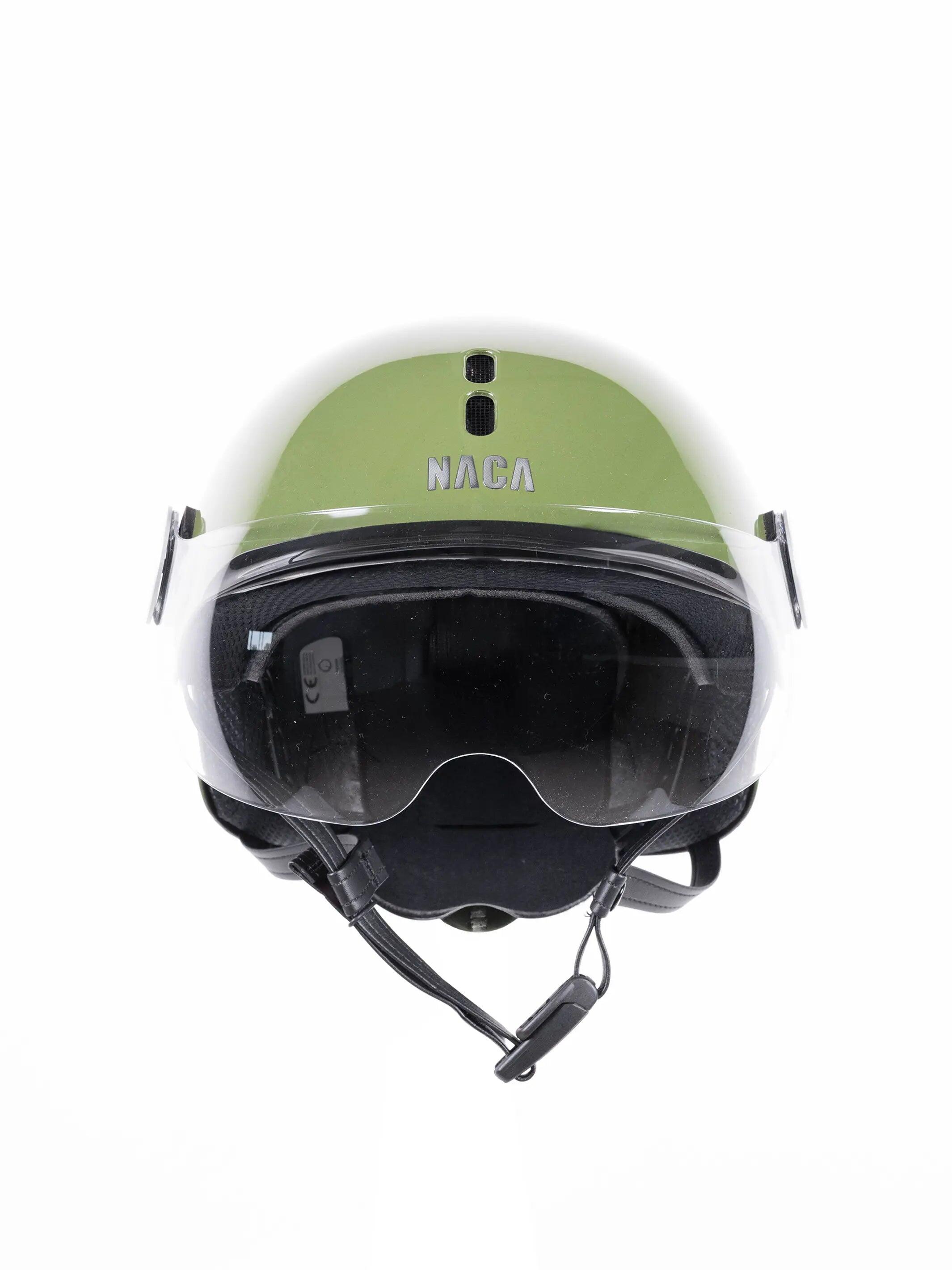 Casque vélo NACA DURGITEN® LED Écran transparent -Éclairage arrière 3/4
