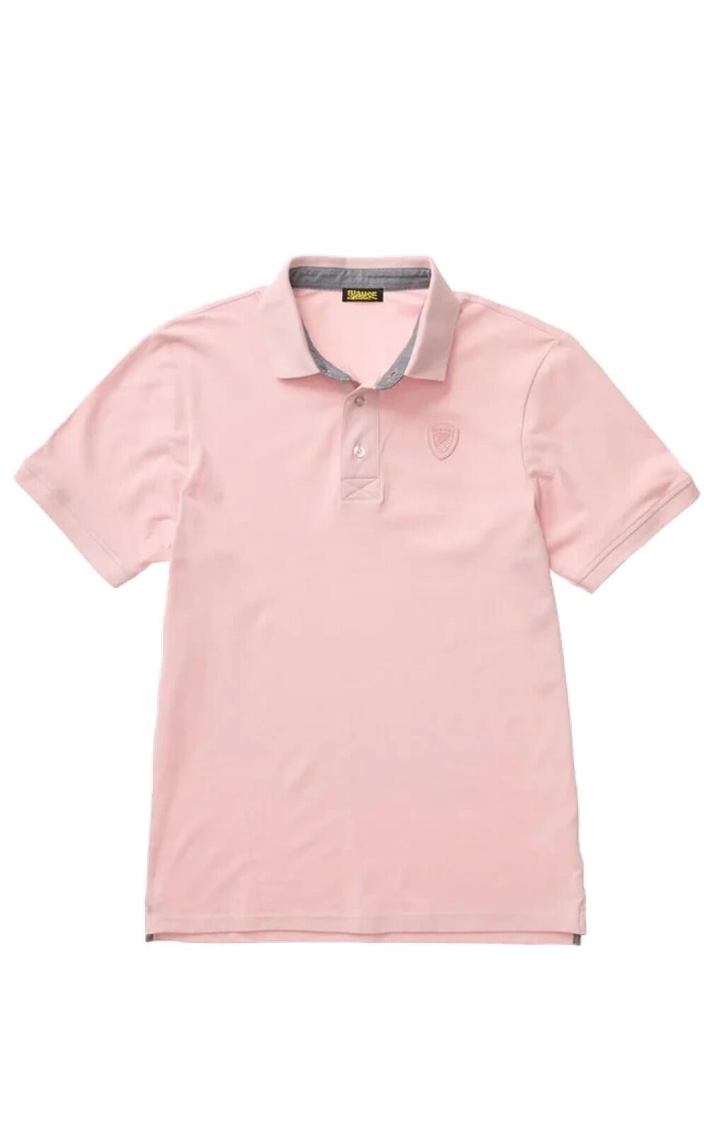 BLAUER Blauer USA Herren Polo ALBANS Pink 1/4