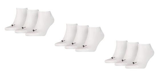 PUMA Puma Sneaker Socken Plain 9-Pack weiß