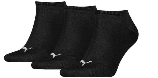 PUMA Puma Sneaker Socken Plain 3-Pack schwarz 4.0