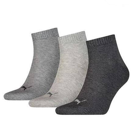 3 Paar Puma Unisex Quarter Socken Sneaker Gr. 35 - 49 für Damen Herren Füßlinge