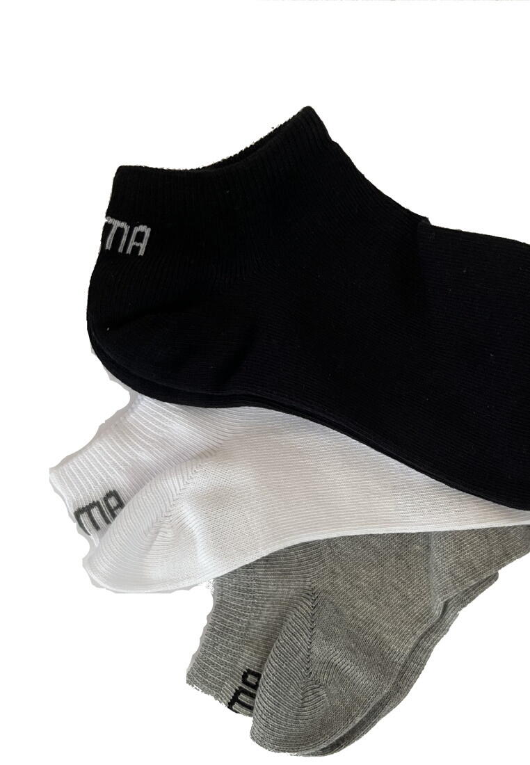 PUMA Puma Sneaker Socken Plain 9-Pack schwarz/weiß/grau 3.0 3/4