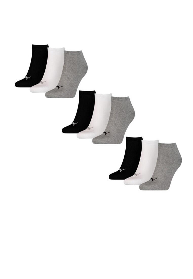 PUMA Puma Sneaker Socken Plain 9-Pack schwarz/weiß/grau 3.0 2/4