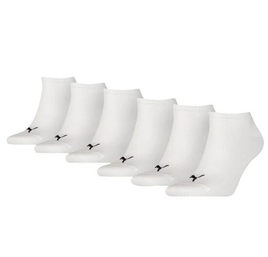 PUMA Puma Sneaker Socken Plain 6-Pack weiß 3.0