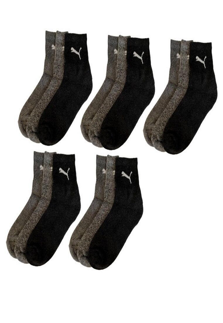 PUMA Puma Sportsocken Short Crew Socken Sport 15-Pack grau mix 4/4