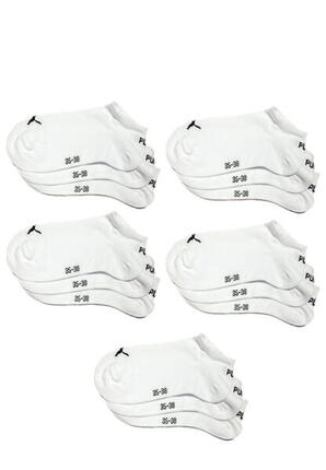 PUMA Puma Sneaker Socken Plain 15 Pack weiß
