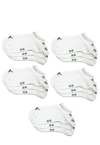 PUMA Puma Sneaker Socken Plain 15 Pack weiß