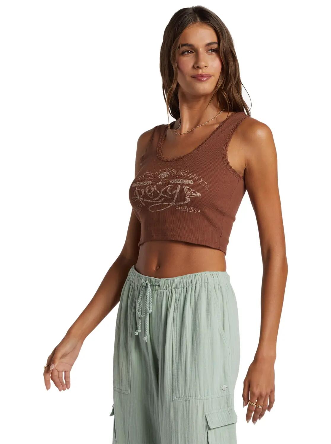 ROXY Roxy Vintage kürzeres Top braun 3/3