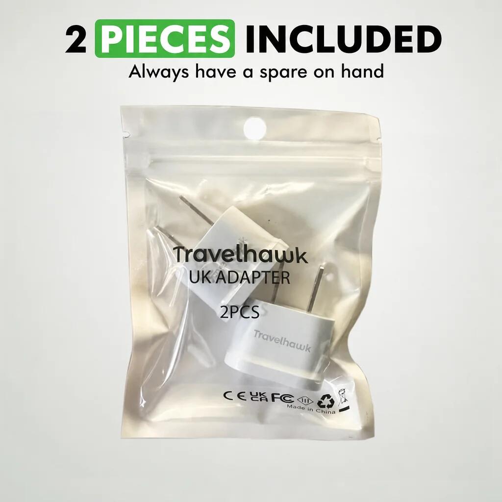 Adaptador de viagem internacional universal com tomada universal – Preto 4/7