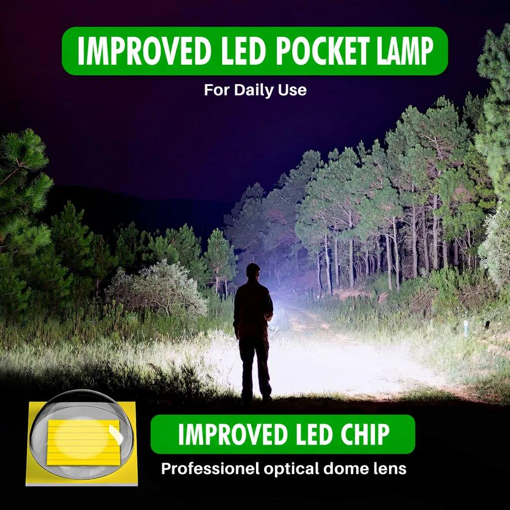 Lampe torche LED – 2 lampes torches LED puissantes 3/7