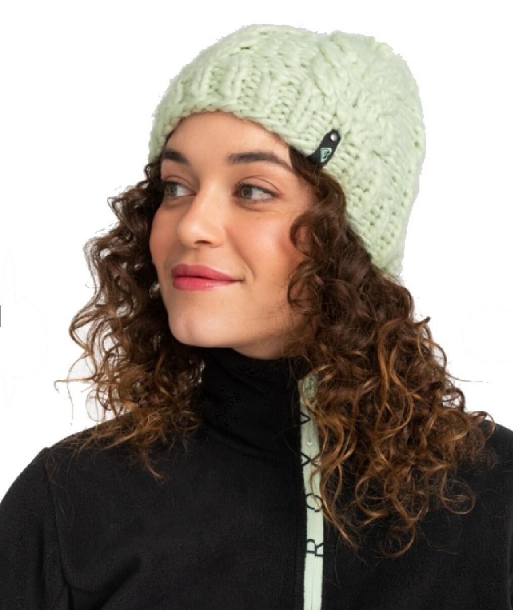 ROXY Roxy Strickmütze Winter Mütze grün 1/2