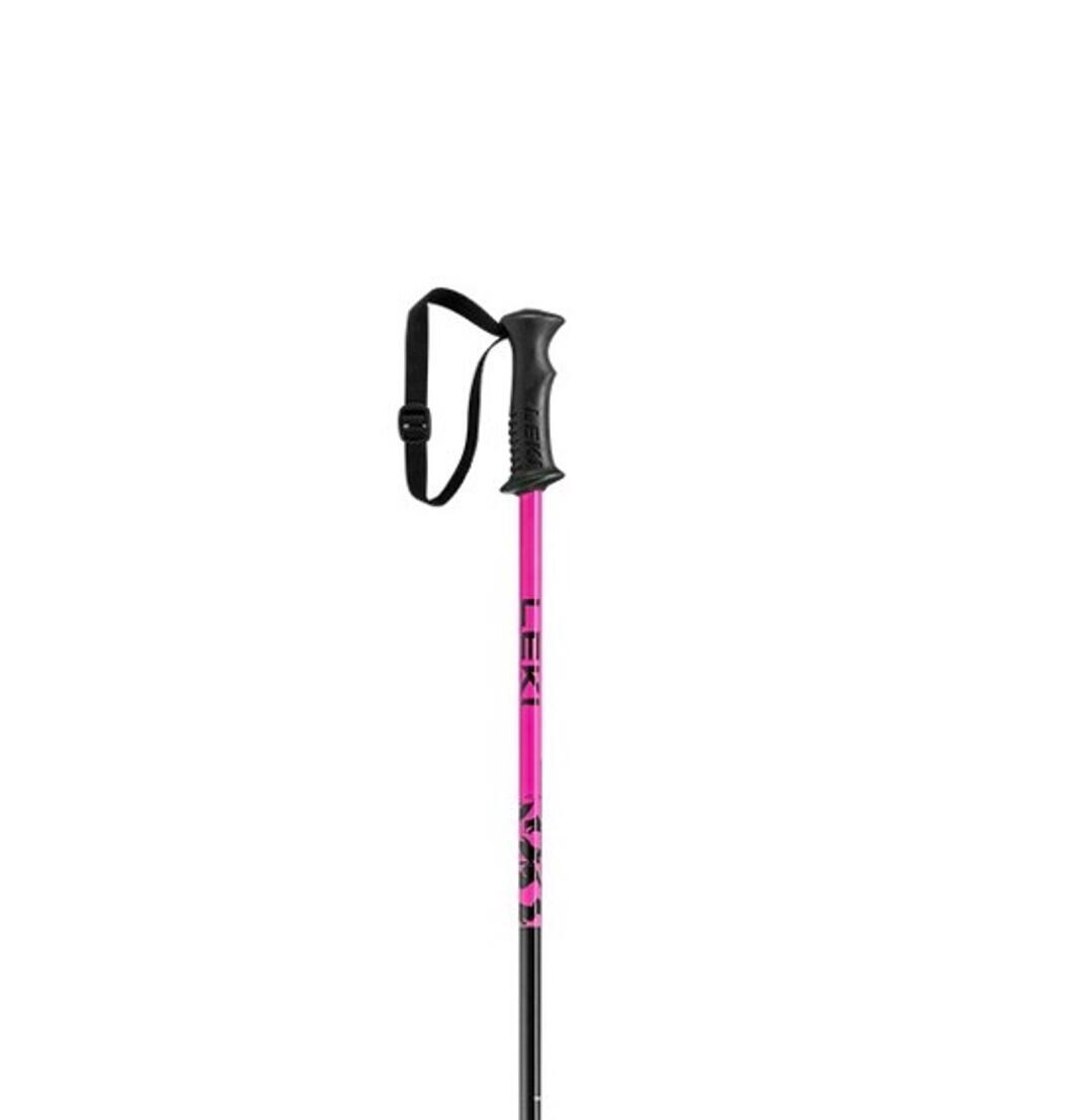 LEKI Leki Kinder Skistöcke Rider Black Rhodamine Red White 2/3