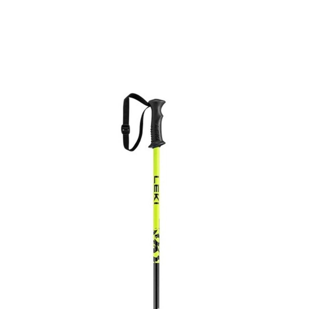 LEKI Leki Kinder Skistöcke Rider Black Neonyellow White 2/3