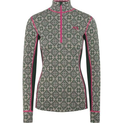 KARI TRAA Kari Traa Merino Base Layer Rose Half Zip Thyme