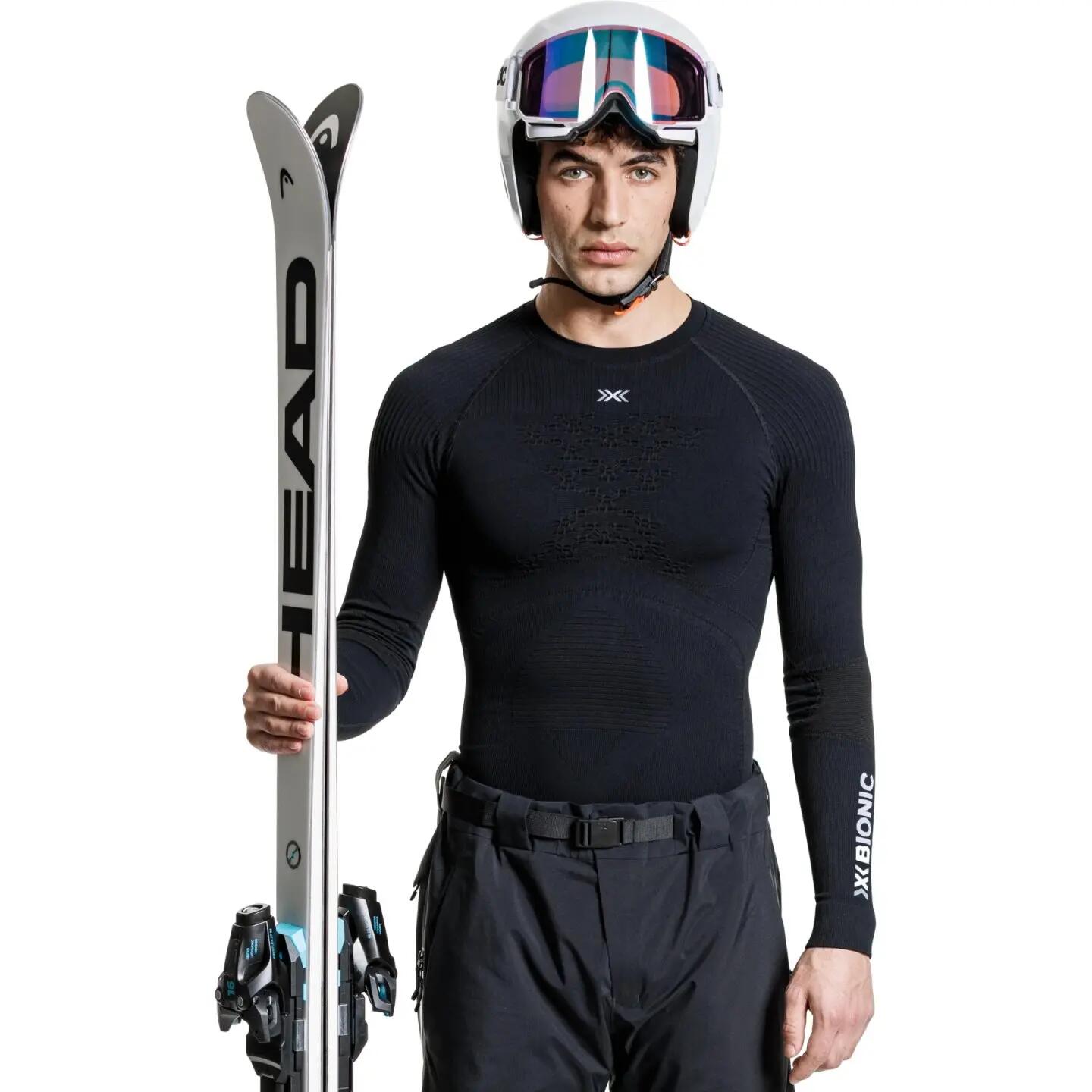 Czarny longsleeve termoaktywny męski X-Bionic Energy Accumulator 4.0 LG SL 3/3