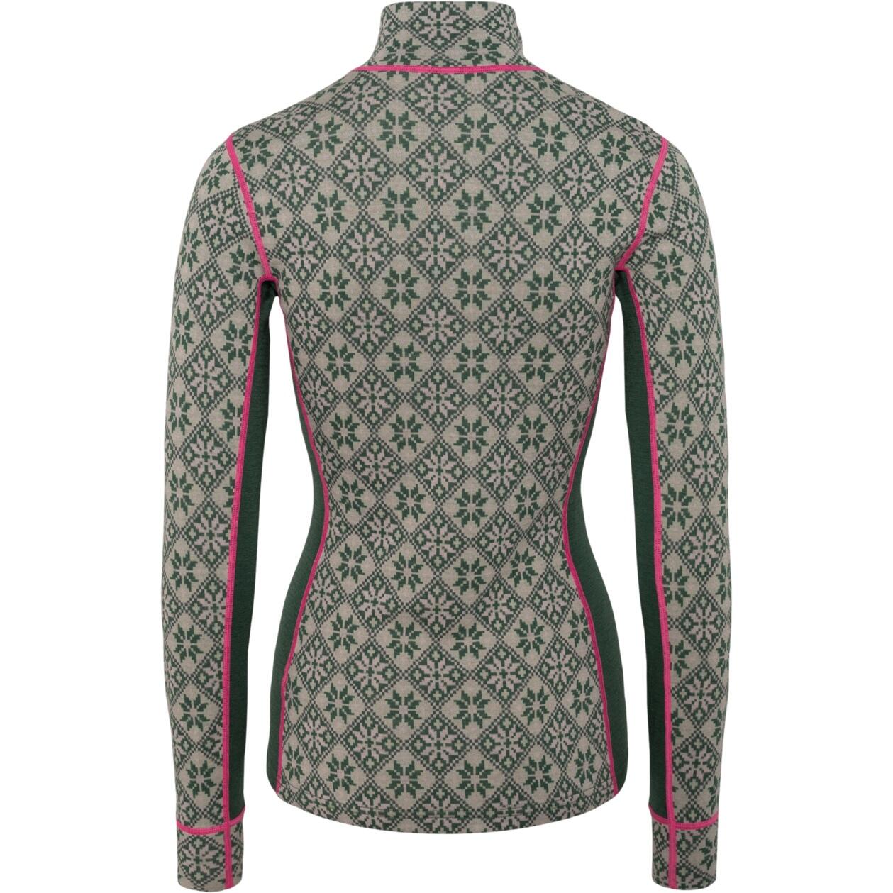 KARI TRAA Kari Traa Merino Base Layer Rose Half Zip Thyme 2/6