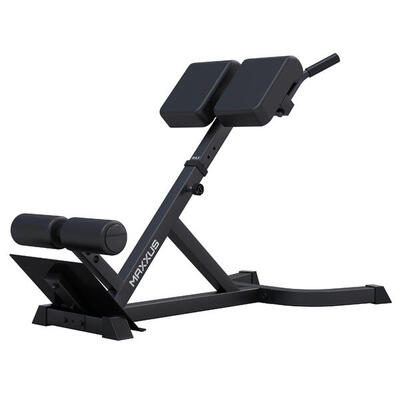 Maxxus hyperextensie bank - rugtrainer - roman chair - zwart