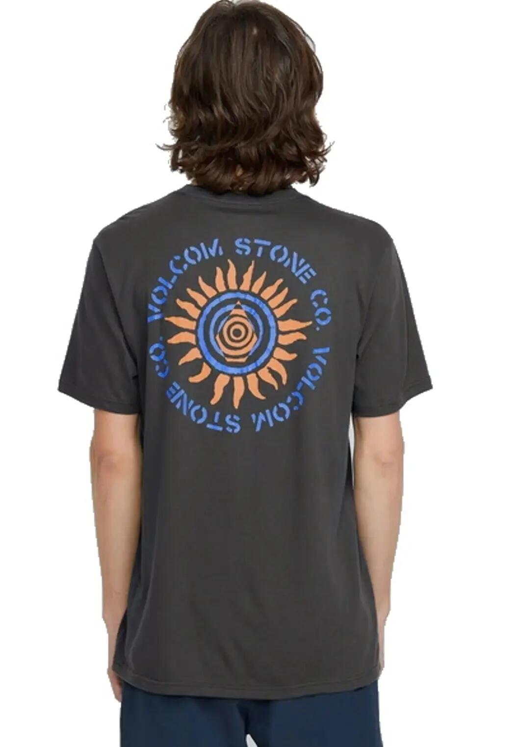 VOLCOM Volcom T-Shirt Jam Planet Shirt Stealth 3/4