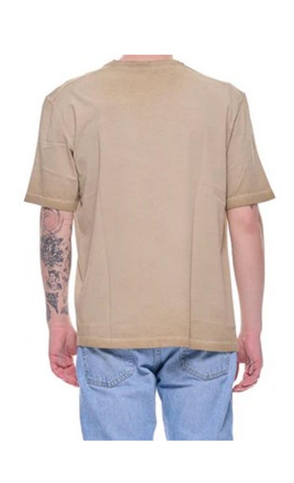 BLAUER Blauer USA Herren T-Shirt GREENOUGH Marrone Chiaro 3/4