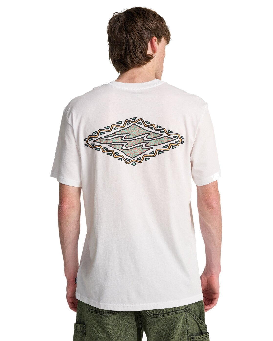 BILLABONG Billabong T-Shirt Crayon Wave White 2/3